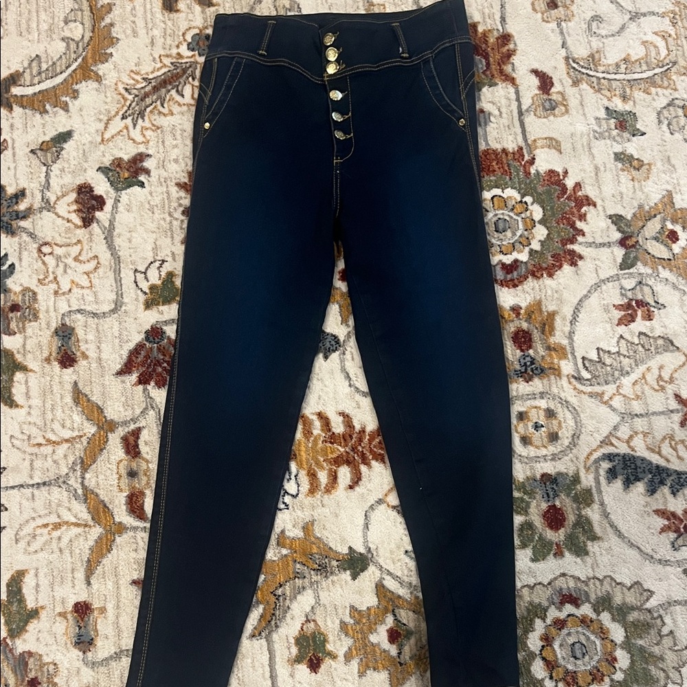 Elegant Midnight Blue Skinny Jeans
